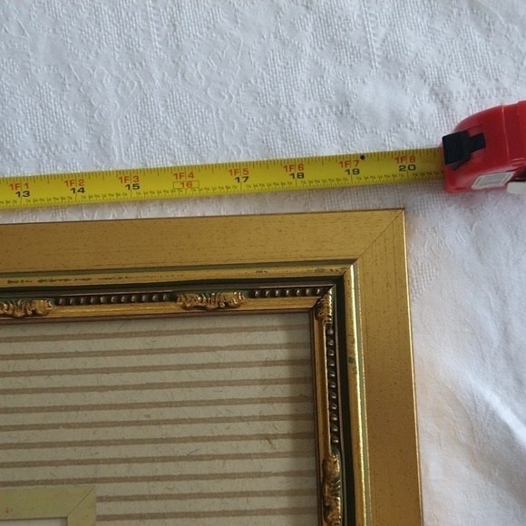 Rare antique vintage book plate botanic Iris xiphium gold frame blue - Picture 8 of 13